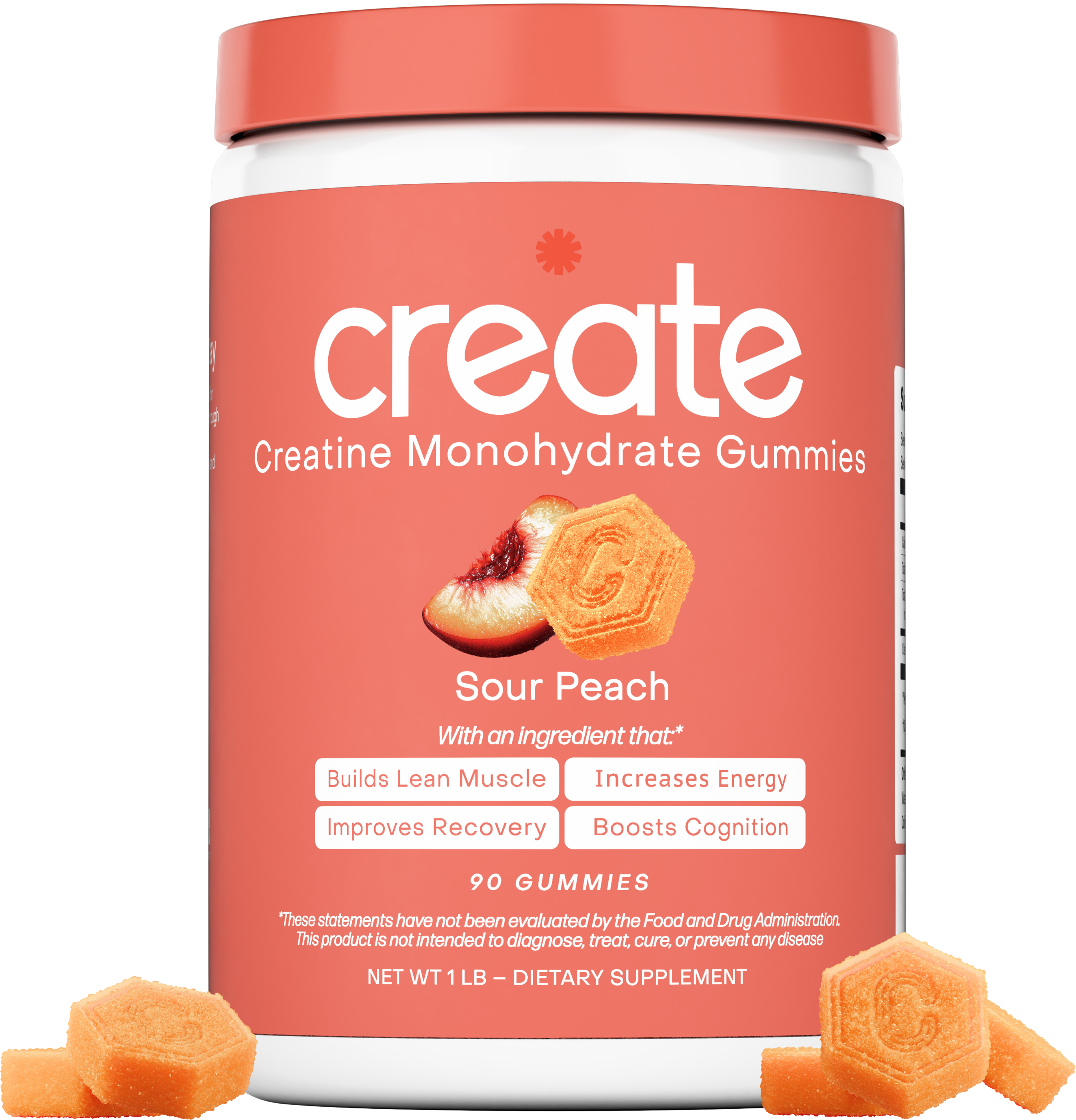 Create Wellness Create Creatine Monohydrate Gummies - HSA/FSA
