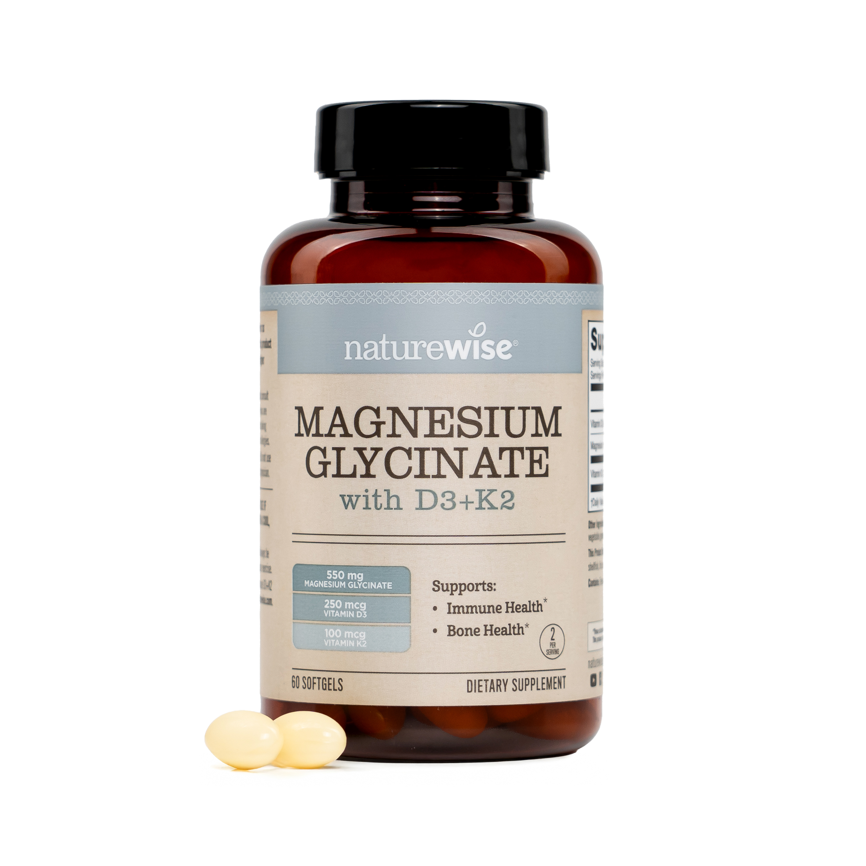 NatureWise Magnesium Glycinate + D3 & K2
